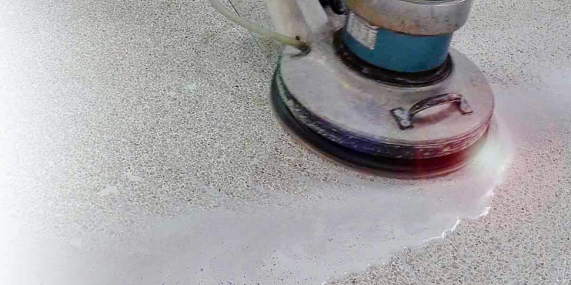 terrazzo floor polishing