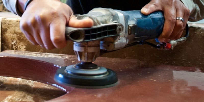 concrete countertop polishing 