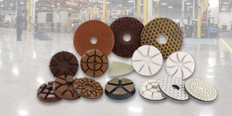 TransGrind diamond polishing pads