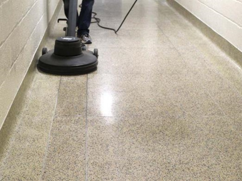 Safeguarding Surrounding Areas During Terrazzo Floor Grinding